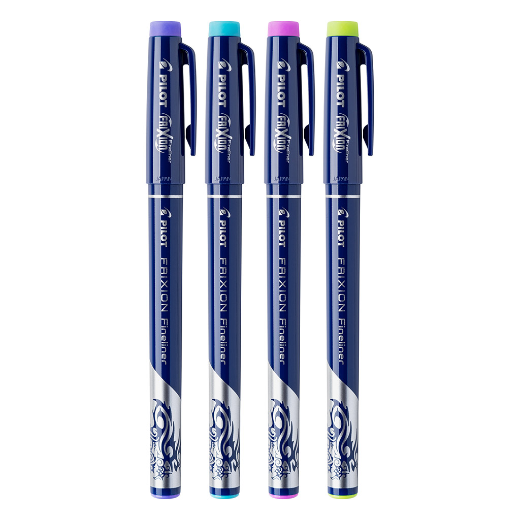 Pilot Frixion Fineliners 4 Stk.