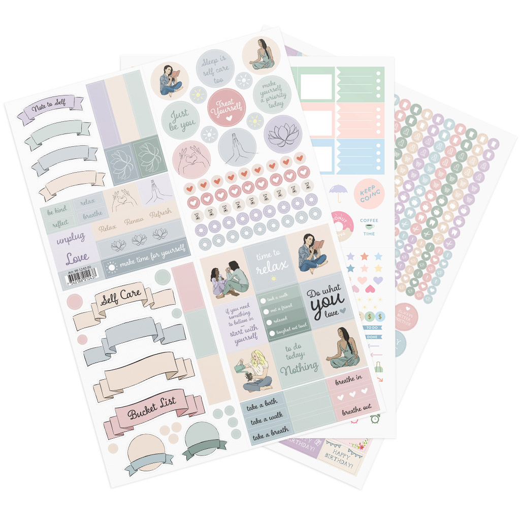 Pastel Vibes 3 Stk. Sticker Kit